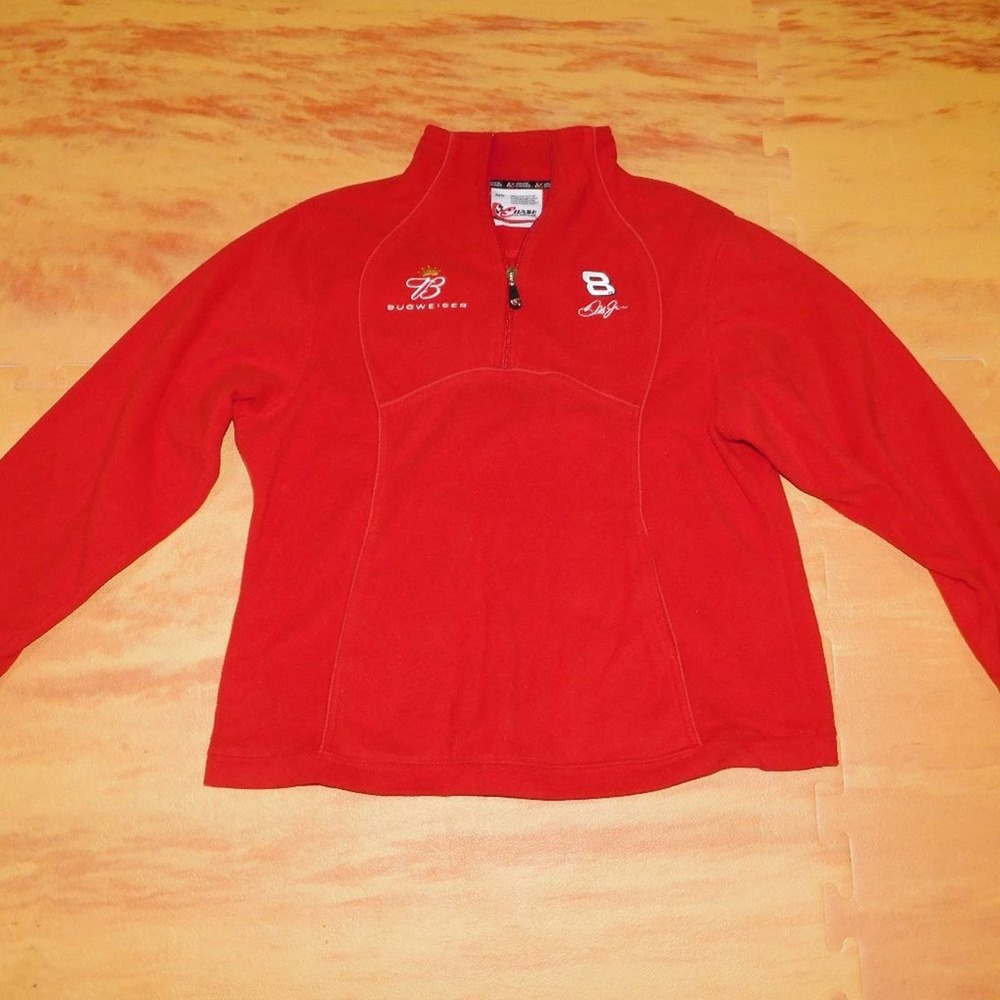 Chase Authentics Dale Jr #8 Bud RedFleece Pullover